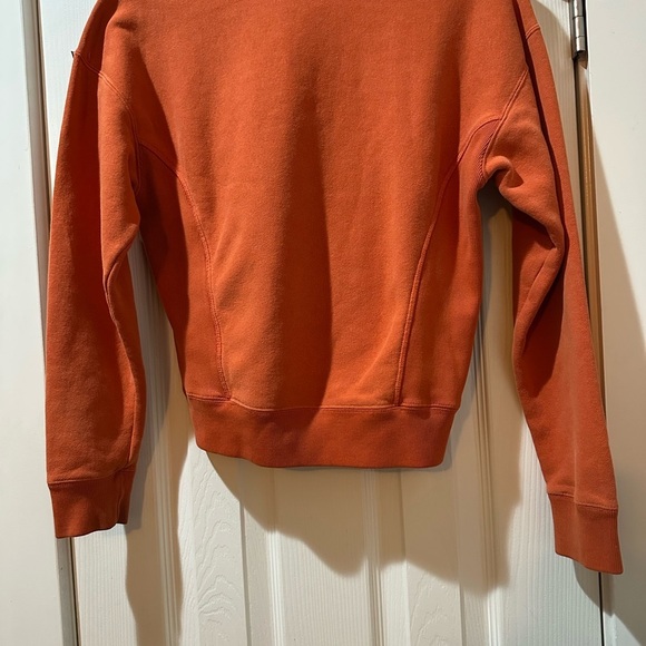 Champion Orange Sweatshirt vintage Y2K - Picture 2 of 3